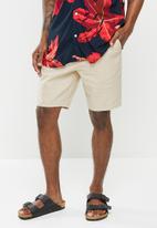 Only & Sons - Onslinus shorts linen mix gw  - silver lining