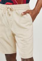 Only & Sons - Onslinus shorts linen mix gw  - silver lining