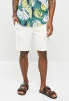 Only & Sons - Onslinus shorts linen mix gw  - bright white