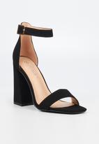 Miss Black - Senza1 block heel - black
