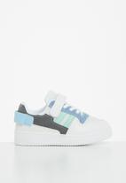 POP CANDY - Boys colour block sneaker - white & blue