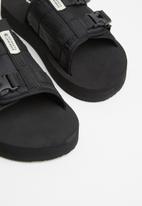 Jonathan D - J Jack nylon & mesh sandal - black