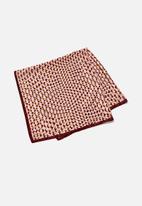 Rubi - Versatile scarf - sara radial wave pink