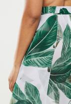 dailyfriday - Beach cover up midi skirt - tropical print