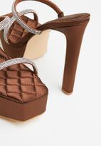 Rock & Co - Lava 1 platform mule heel - chocolate