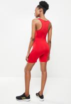 dailyfriday - Cut out sports suit - red