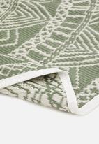 H&S - Lattice outdoor rug - green