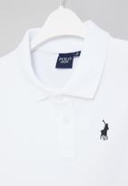 POLO - Boys classic short sleeve golfer - white