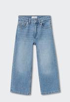MANGO - Jeans culotte - medium blue
