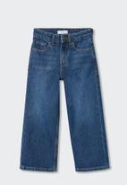 MANGO - Jeans culotte - dark blue