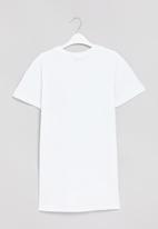 Superbalist - Oversized T-shirt dress - white
