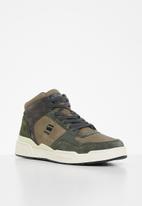 G-Star RAW - Attacc mid blk m - olive & taupe