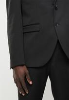 Selected Homme - Slim fit mylocarlo flex blazer - black