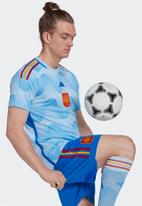 adidas Performance - Spain 22 Away WC Jersey - glow blue/glory blue