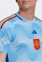 adidas Performance - Spain 22 Away WC Jersey - glow blue/glory blue