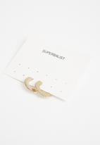 Superbalist - Ilhaam hoop earrings - gold