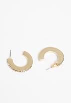 Superbalist - Ilhaam hoop earrings - gold