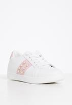 dailyfriday - Jamie pearl sneakers - white & pink