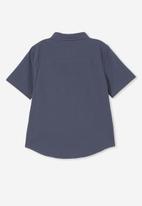 Cotton On - St tropez short sleeve shirt - vintage navy wash