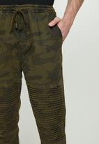 Brave Soul - Mtr-haddonbiker pants - khaki 