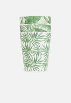Excellent Housewares - Leafboo cup set of 3 set - green