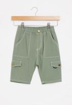 POP CANDY - Boys cargo shorts - green