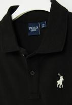 POLO - Boys classic short sleeve golfer - black