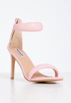 Madison® - Ava ankle tie stiletto heel - blush pink