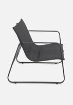 H&S - Largo outdoor furniture set - black