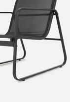 H&S - Largo outdoor furniture set - black