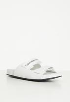 CALVIN KLEIN - Comfort sandal 1 - bright white