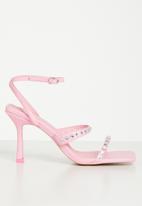 Public Desire - Leni stiletto heel - pink diamante pu