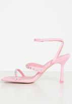Public Desire - Leni stiletto heel - pink diamante pu