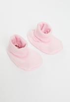 Little Lumps - Ribbed shoes - pink
