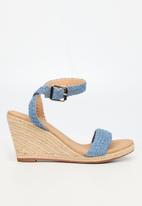 Butterfly Feet - Ava 1 espadrille wedge heel - blue