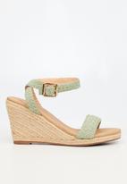 Butterfly Feet - Ava 1 espadrille wedge heel - mint