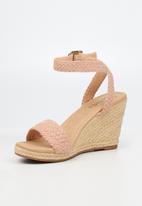 Butterfly Feet - Ava 1 espadrille wedge heel - pink