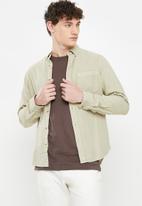 Cotton On - Mayfair long sleeve shirt - vintage taupe