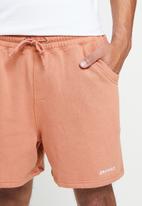 Jonathan D - Remy relaxed bf sweat shorts - mauve