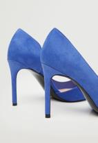 MANGO - Audrey3 asymmetric stiletto heel - medium blue