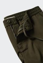 MANGO - Trousers cargo nakano - dark green
