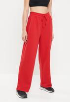 Cotton On - Plush wide leg track pant - racing red
