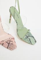 Public Desire - Tilda stiletto heel - mint 