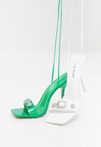 Public Desire - Happy now stiletto heel - white 