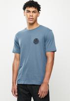 Rip Curl - Wetsuit icon tee - mineral blue