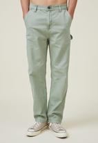 Cotton On - Loose fit pant - carpenter soft green