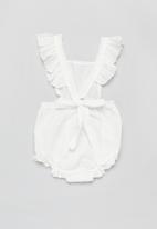 POP CANDY - Sleeveless playsuit - white