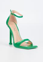 Miss Black - Majesty1 stiletto heel - green