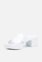 Viabeach - Rucci 1 mule block heel - white