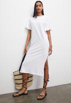 Superbalist - Shift dress midi - white